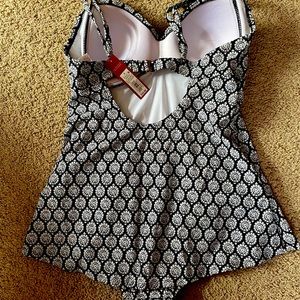 One Piece Skirt Swimsuit